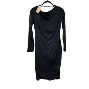 Elegant Black Long Sleeve Dress